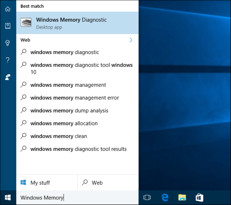 Dùng Windows Memory Diagnostic để kiểm tra RAM laptop 