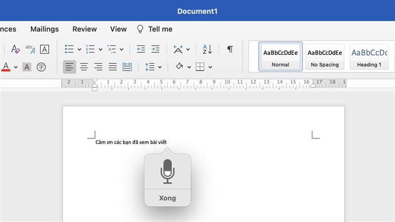 Chuyển giọng nói thành văn bản trên Macbook và lệnh chính tả