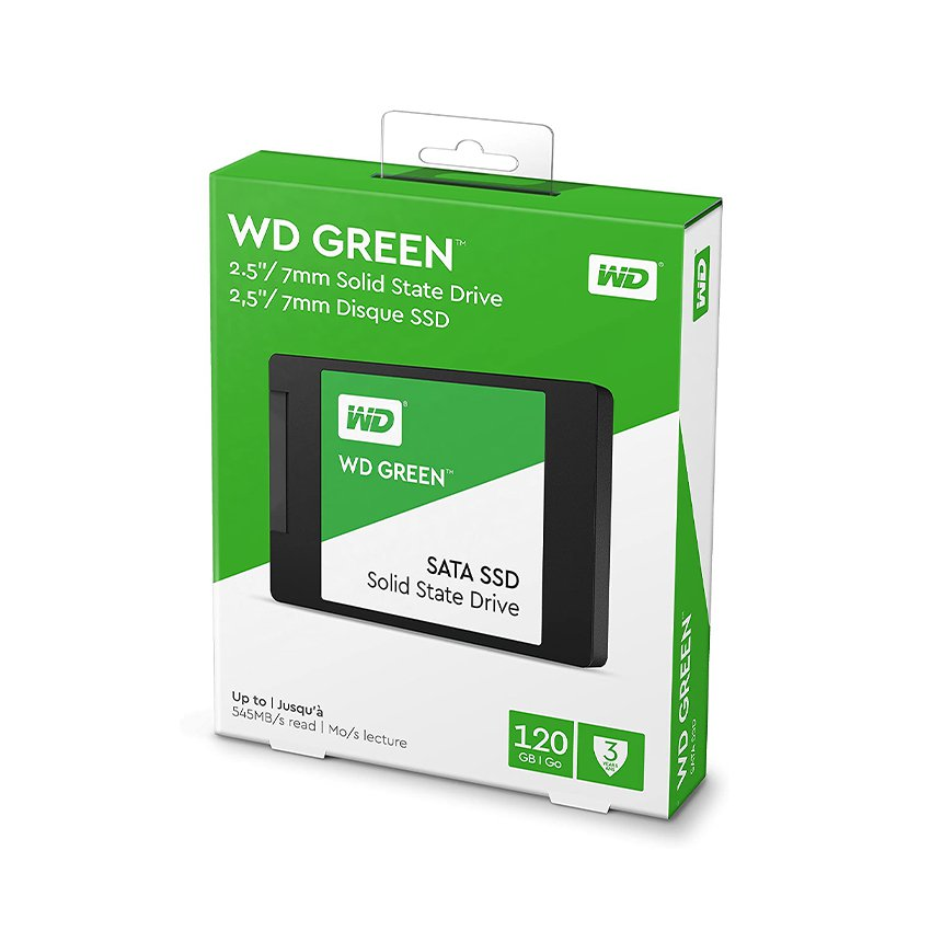 Ổ cứng SSD WD Green 120 GB phù hợp cho dân văn phòng