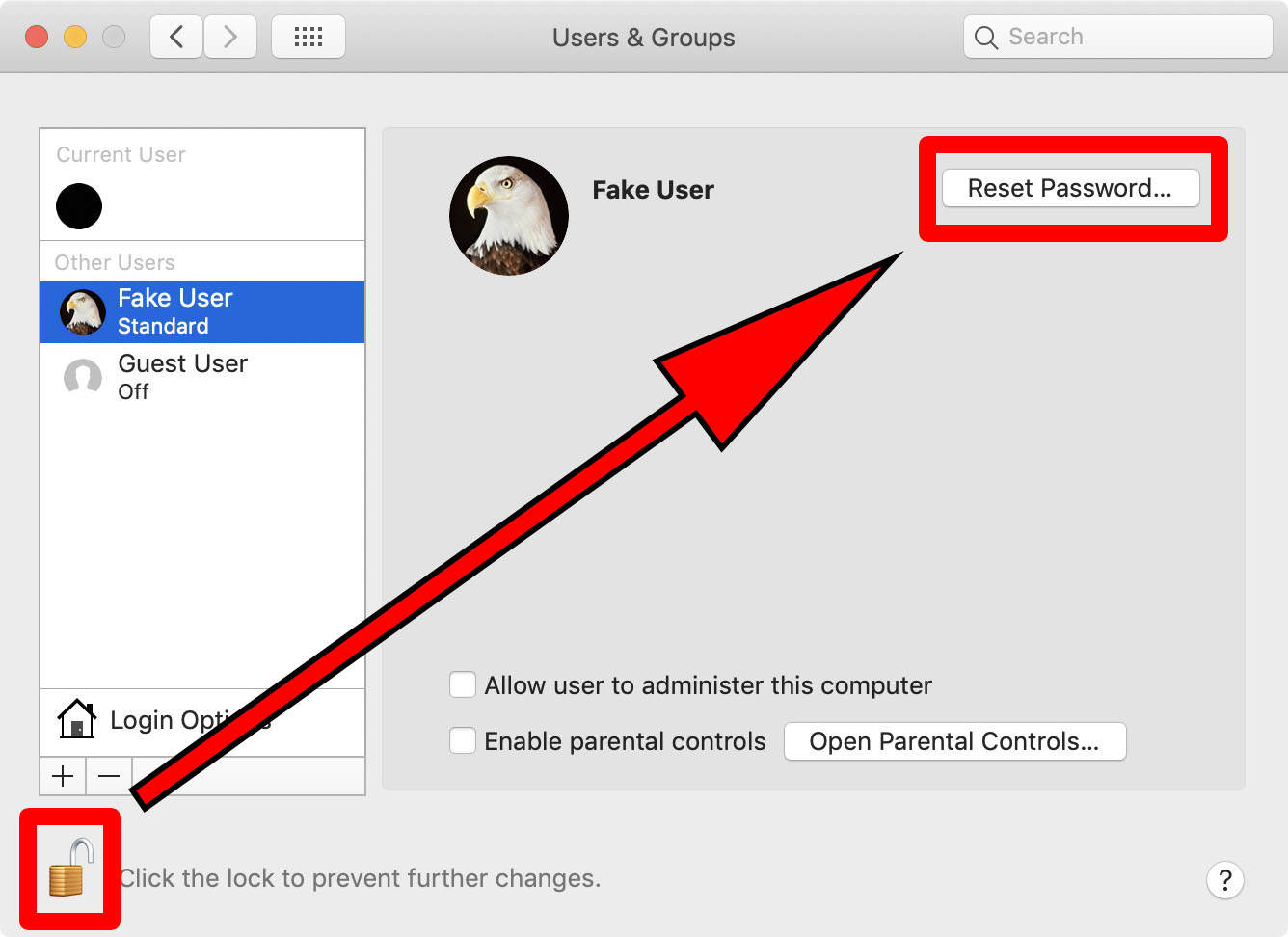 Cách đổi mật khẩu MacBook bằng Reset Password