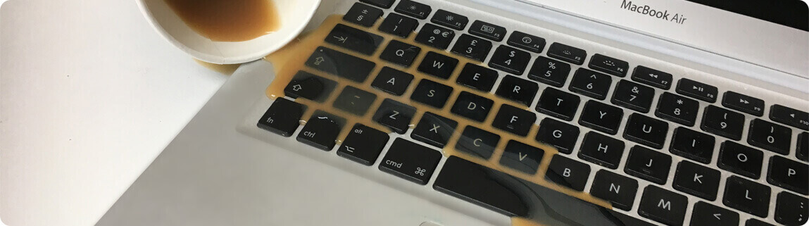 MacBook bị dính nước gây hư hỏng